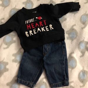 Heartbreaker sweatshirt set